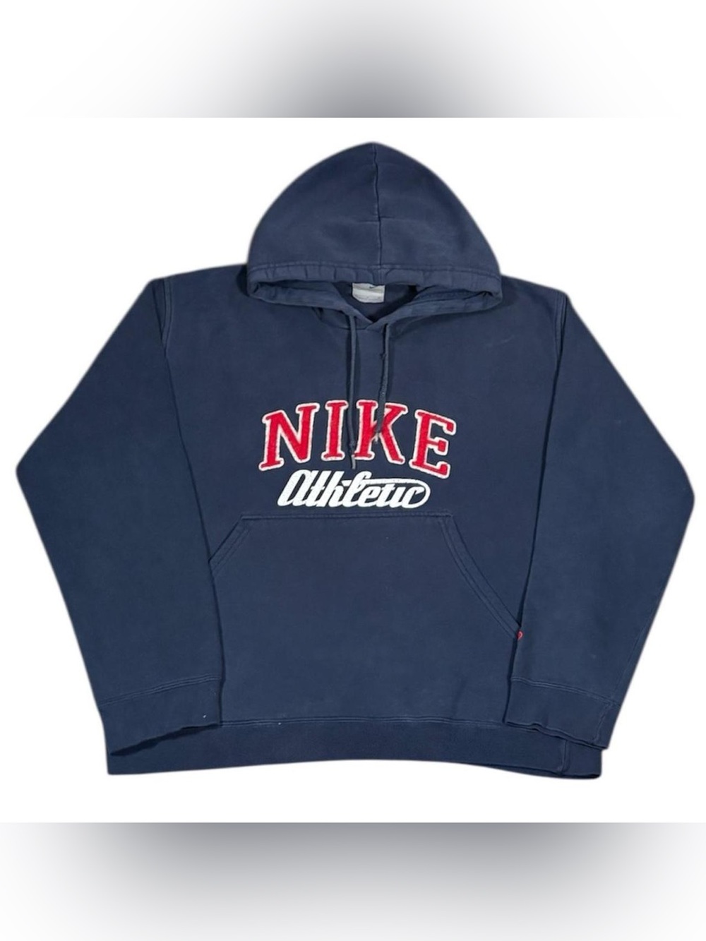 Vintage Y2K Nike Athletic Spellout Swoosh Hoodie Sweatshirt